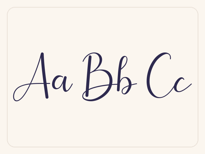 Amillina Monogram free font preview