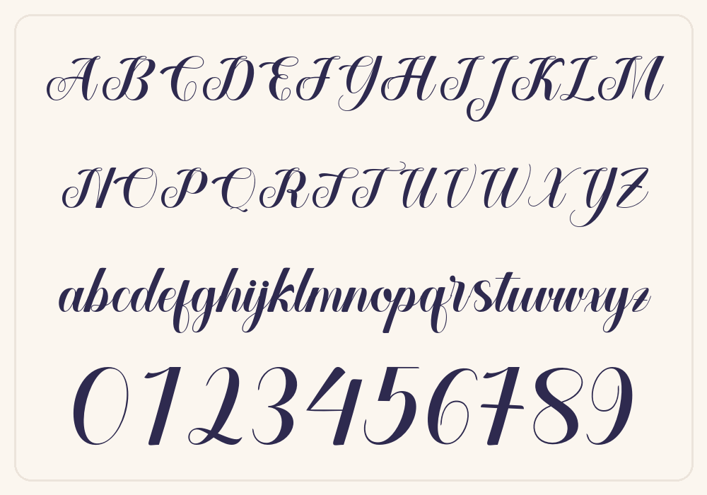 Baby Magnolia alphabet A to Z