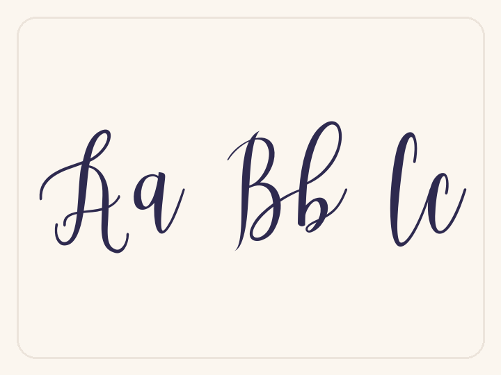 Beautiful Script free font preview