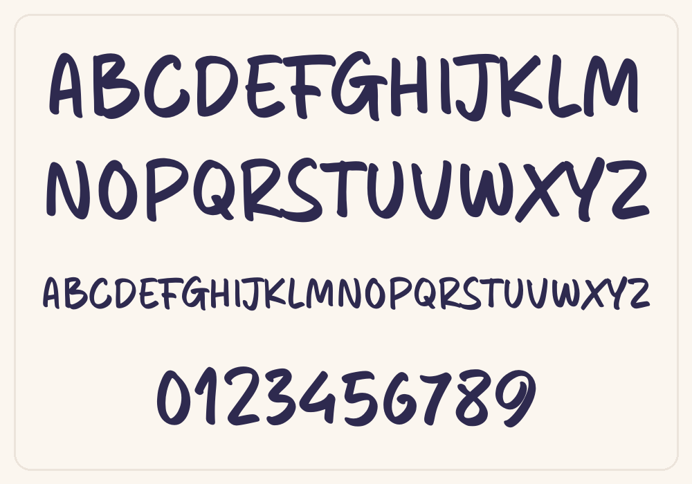 Bright Dreams alphabet A to Z