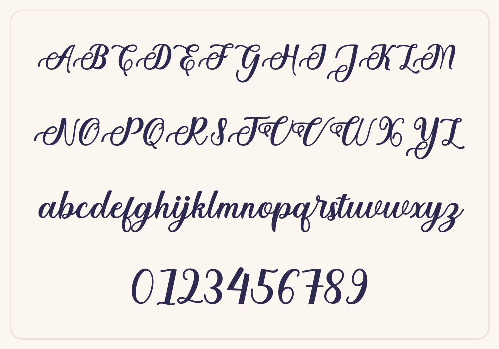Baru alphabet A to Z