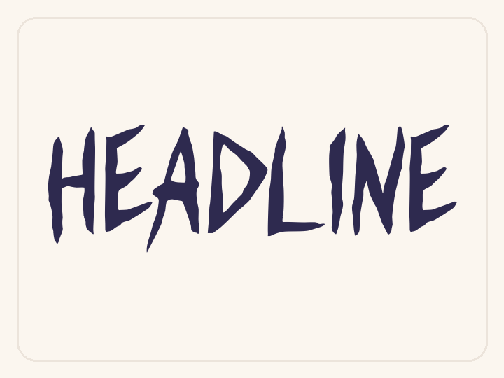Carved Wood free font preview