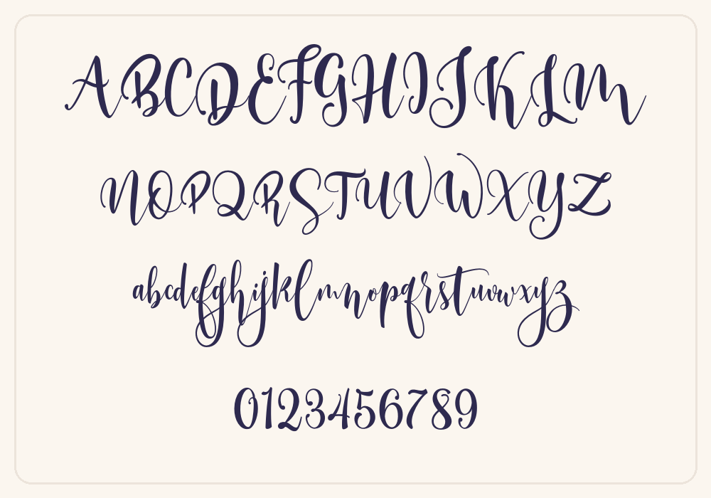 Charletto alphabet A to Z