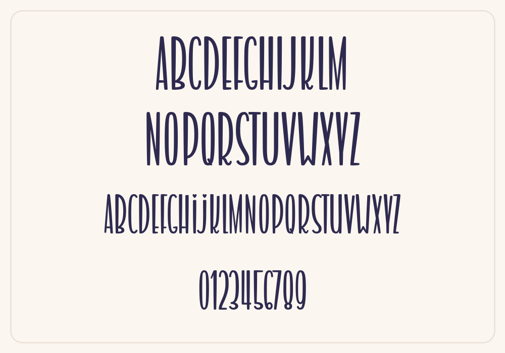Charrie alphabet A to Z