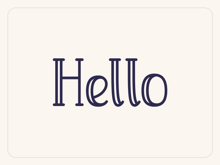 Cherly free font preview