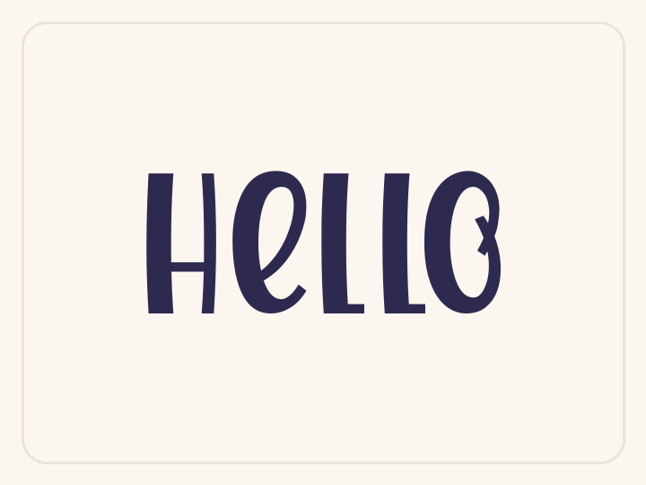Cute Rita free font preview