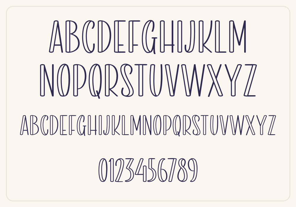 Daily Book Inline alphabet A to Z
