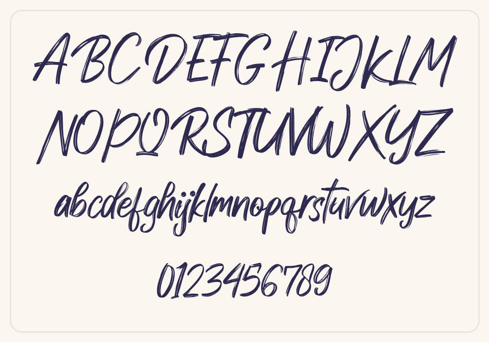 Dexotick alphabet A to Z