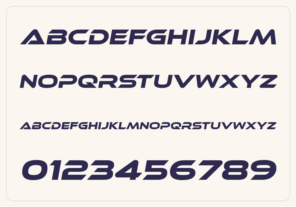 Ethnocentric Italic alphabet A to Z