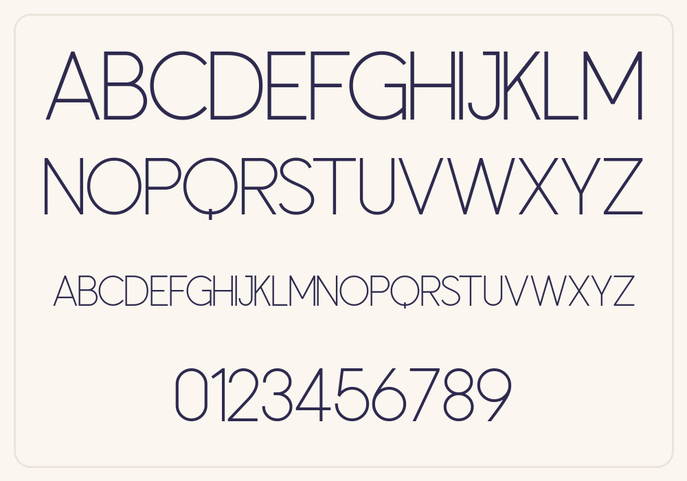 Exquite alphabet A to Z
