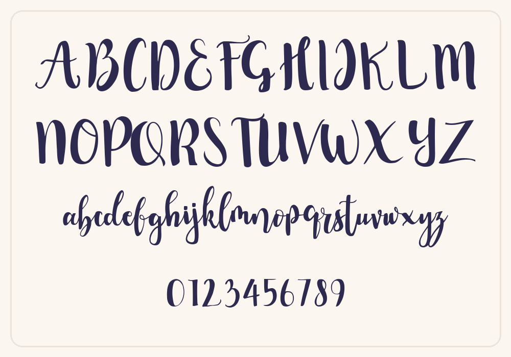 Girl alphabet A to Z