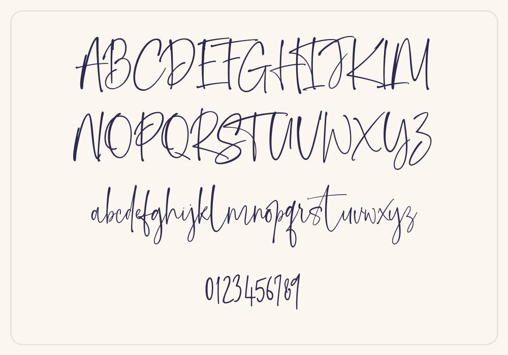 Gonestones alphabet A to Z