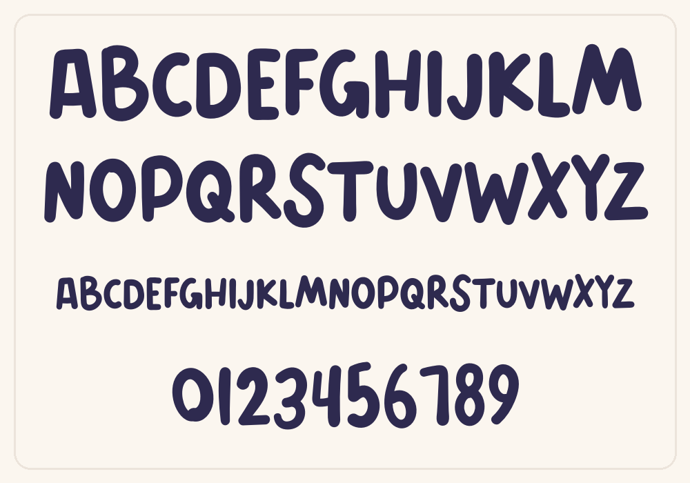 Good Mood alphabet A to Z