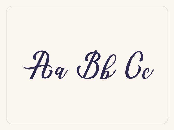 Marria Script free font preview