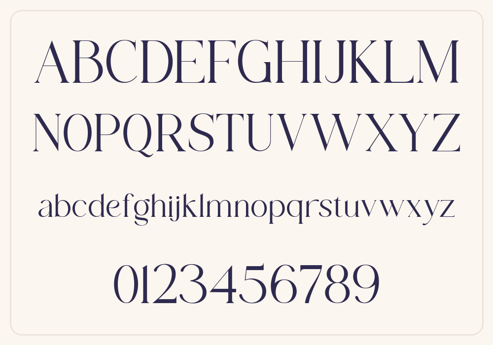 Mogan alphabet A to Z