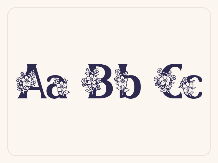 Mona Flower free font preview