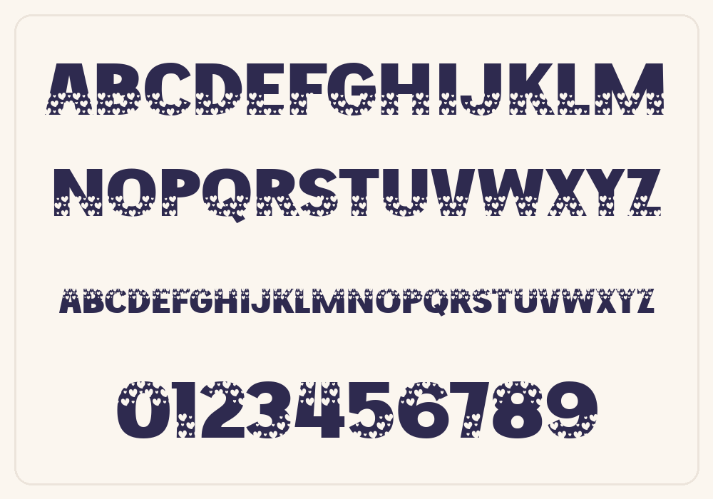 Nora Love alphabet A to Z