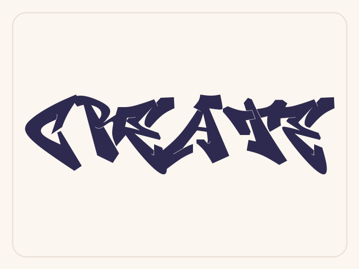 Notress Graffiti free font preview