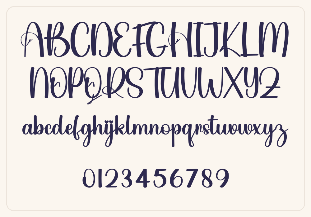 Sweater alphabet A to Z
