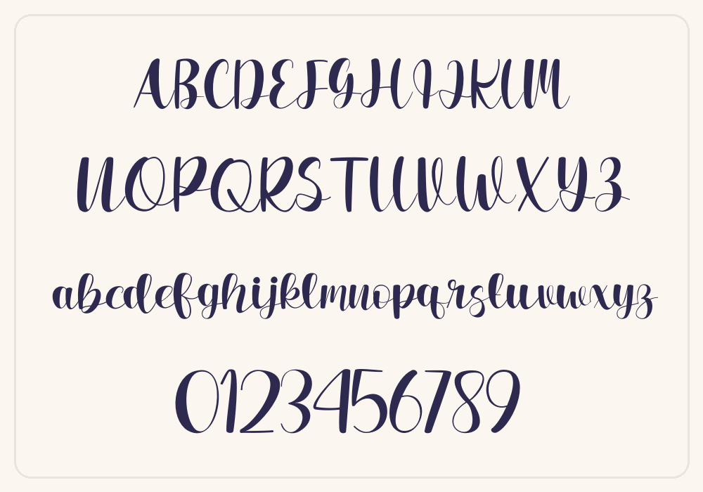 Sweet Someday alphabet A to Z