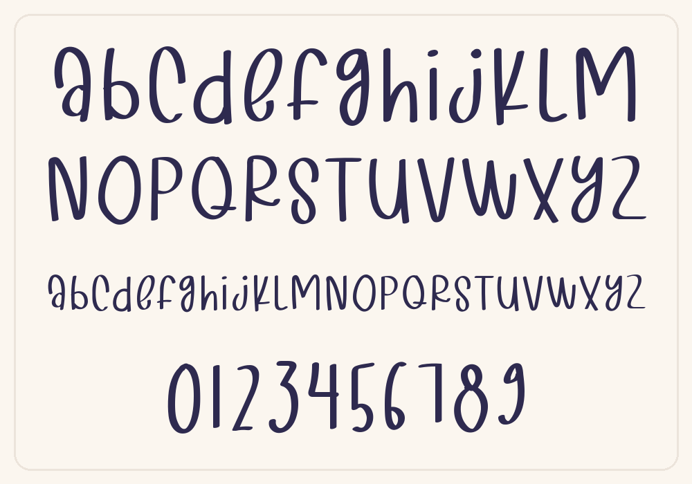 SWVLittle Things alphabet A to Z