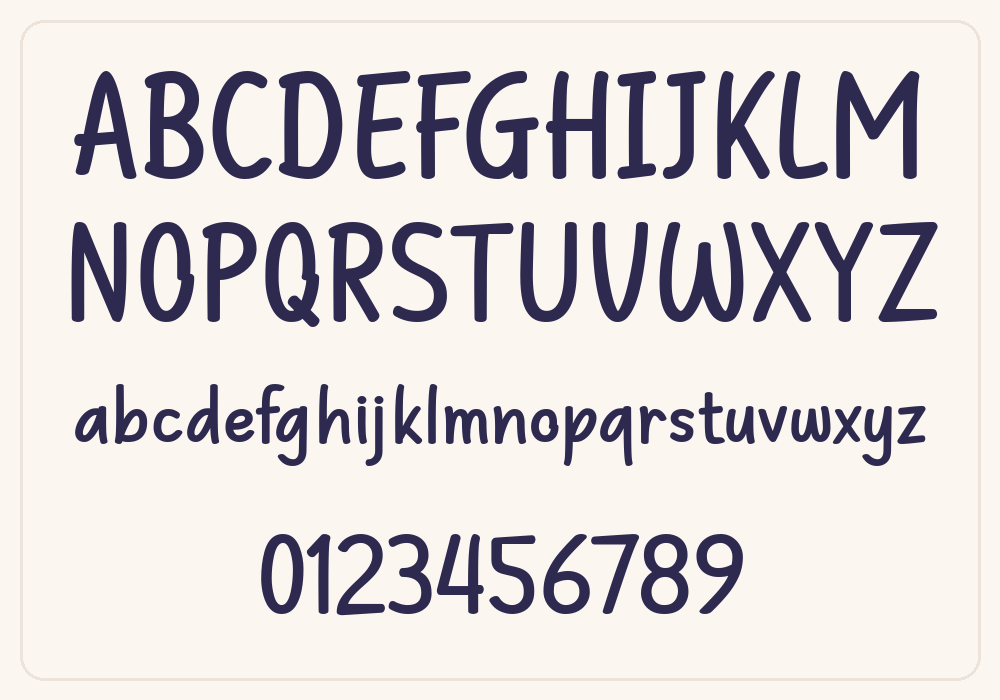 Teenage Agent Bold alphabet A to Z