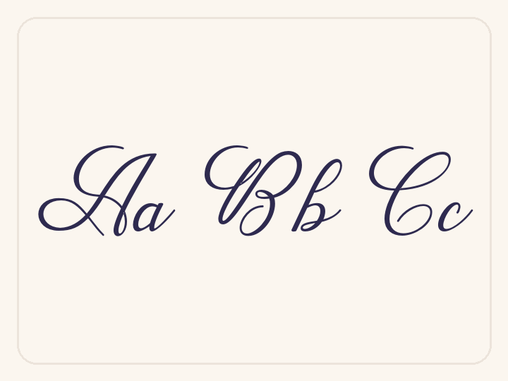 Wedding Script free font preview
